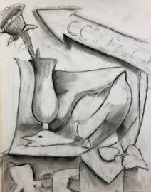 Charcoal Still Life